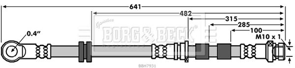 BORG & BECK Jarruletku BBH7931